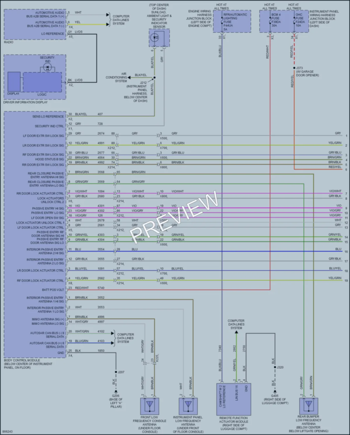 2024 Buick Envision Anti Theft wiring diagram preview