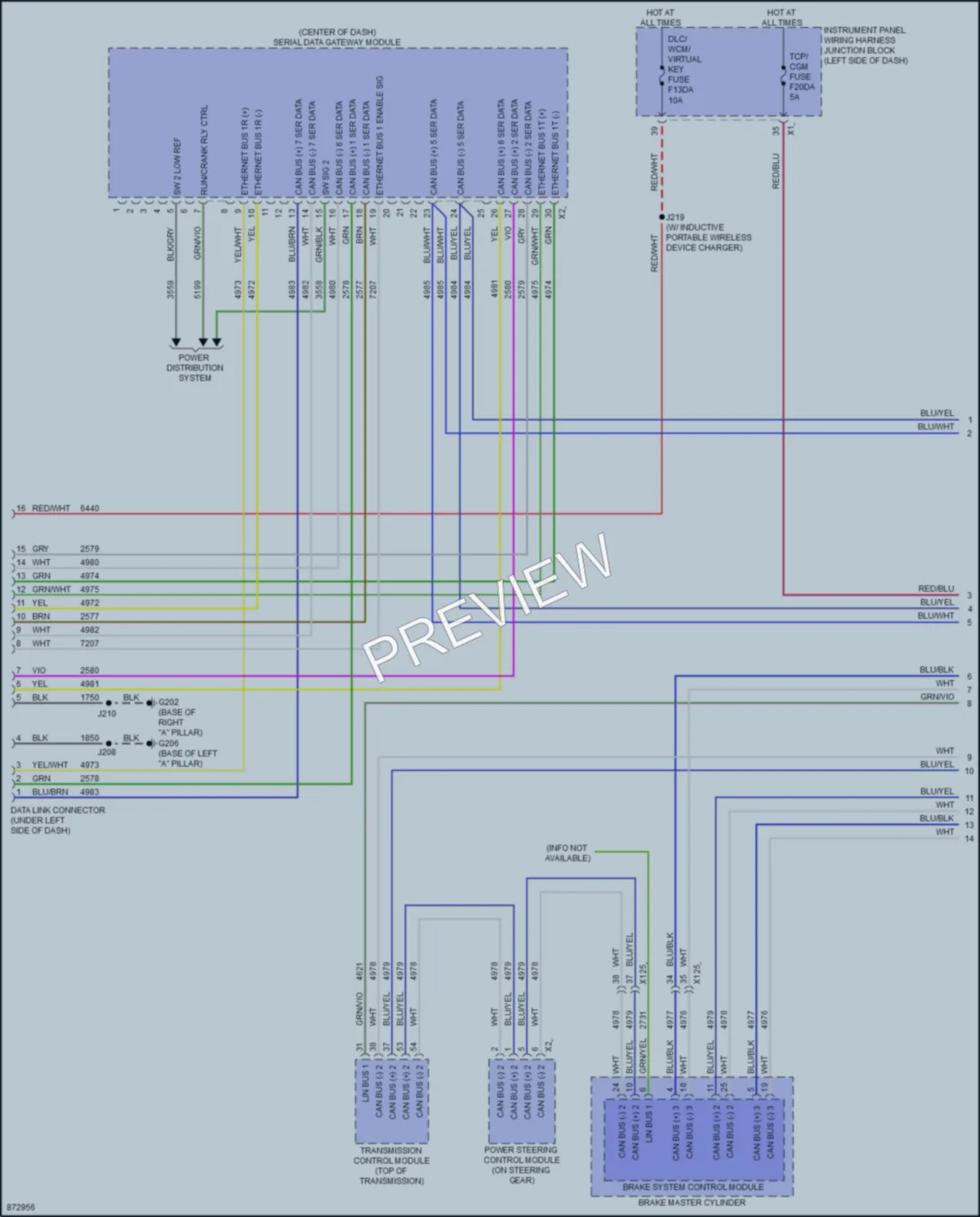 2024 Buick Envision Computer Data Lines wiring diagram preview