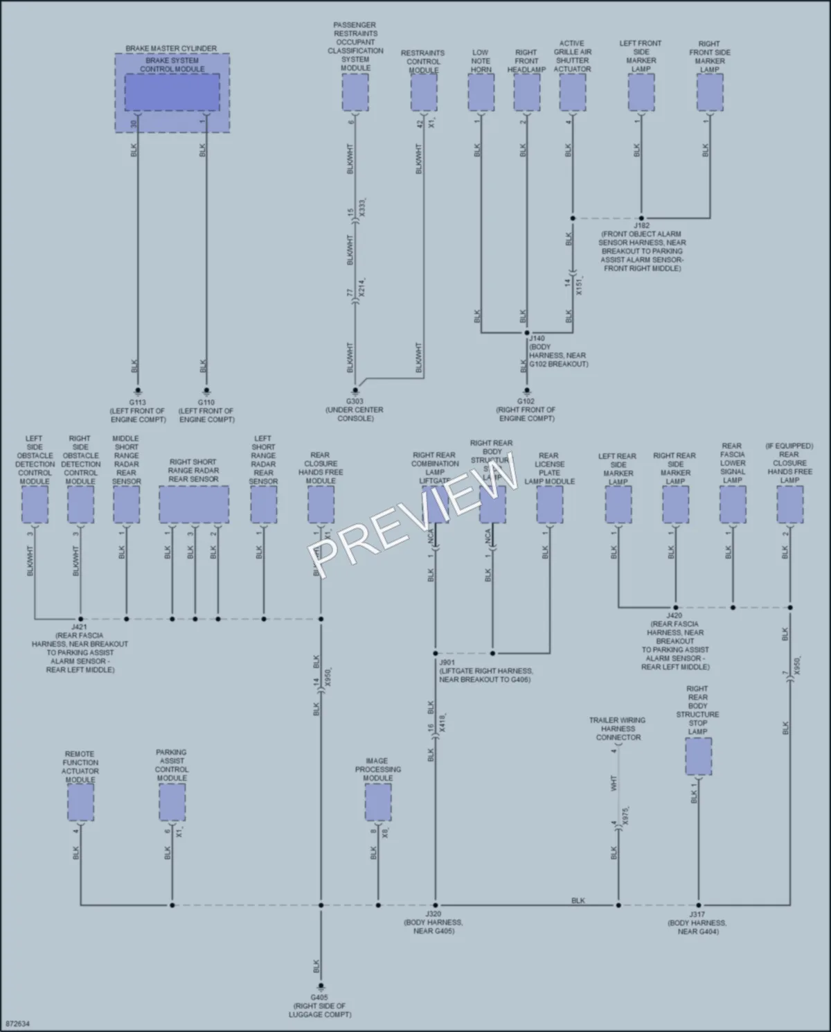 2024 Buick Envision Ground Distribution wiring diagram preview