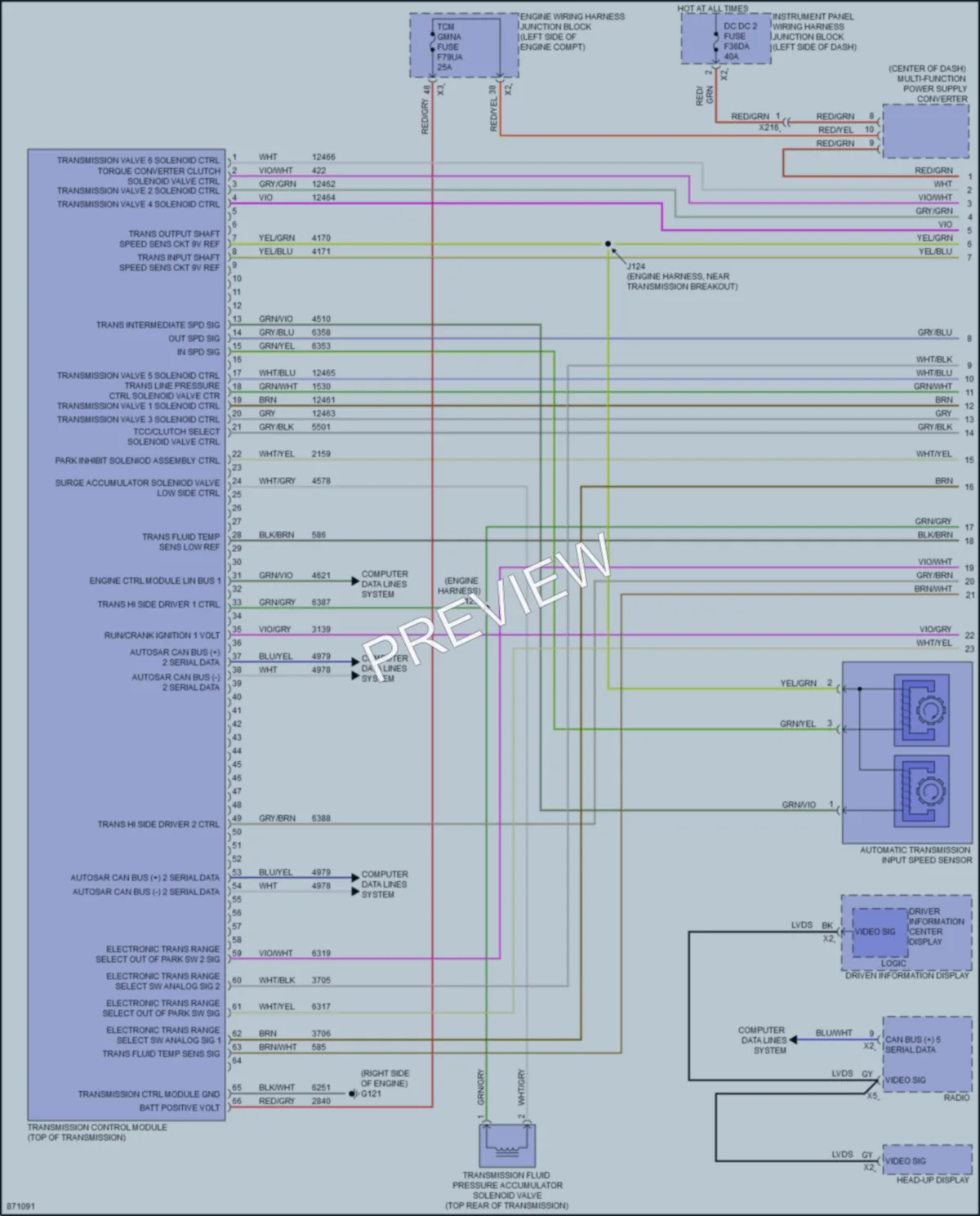2024 Buick Envision Transmission wiring diagram preview