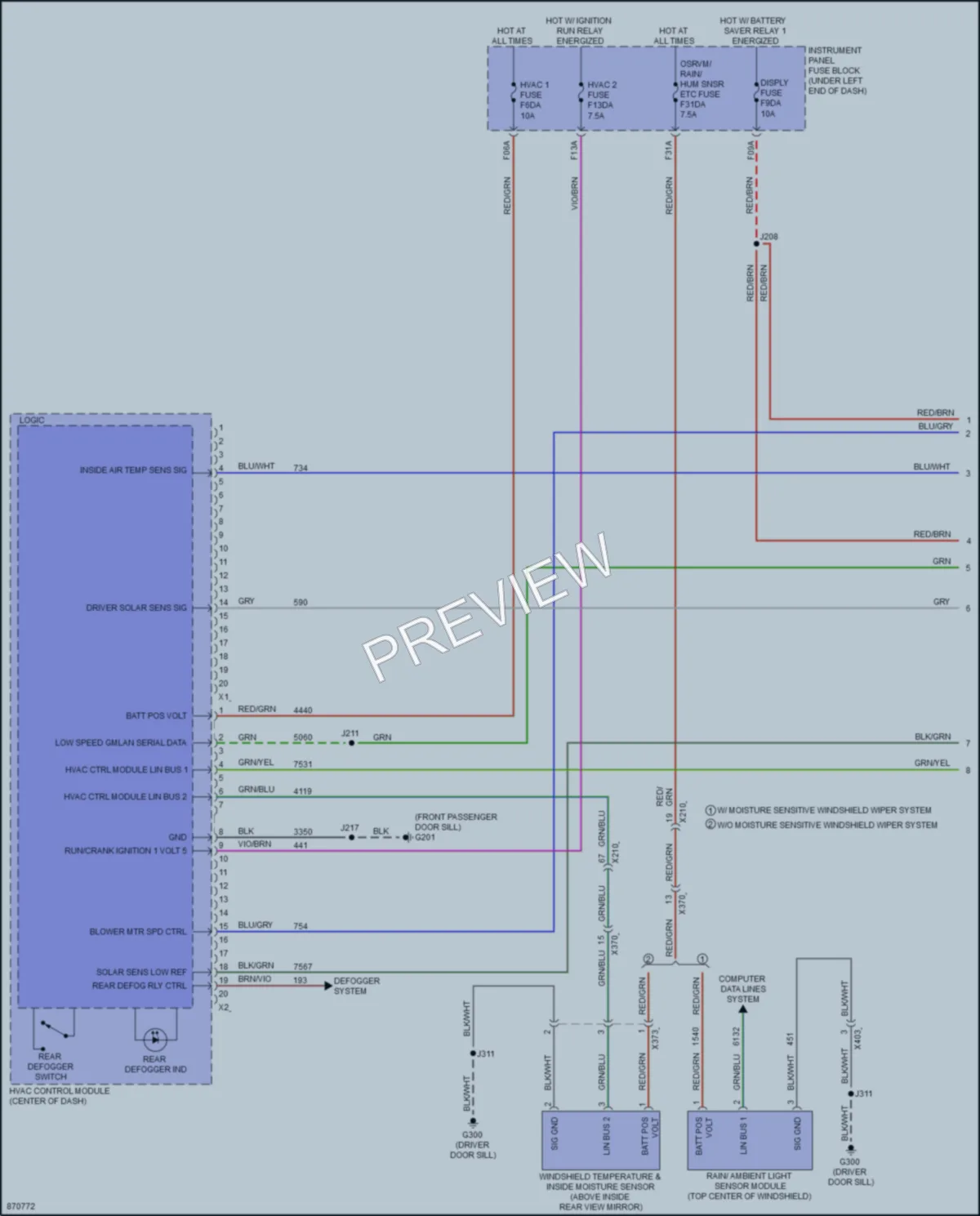2024 Buick Envista Air Conditioning wiring diagram preview
