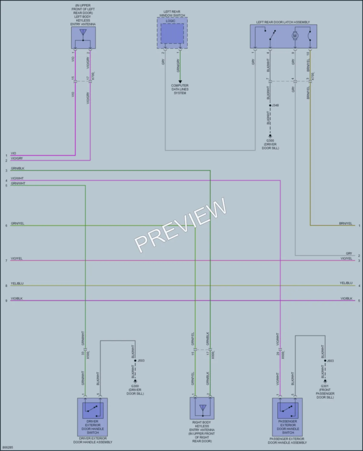 2024 Buick Envista Anti Theft wiring diagram preview