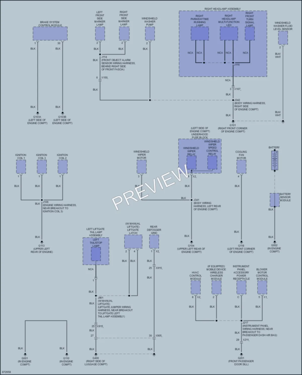 2024 Buick Envista Ground Distribution wiring diagram preview