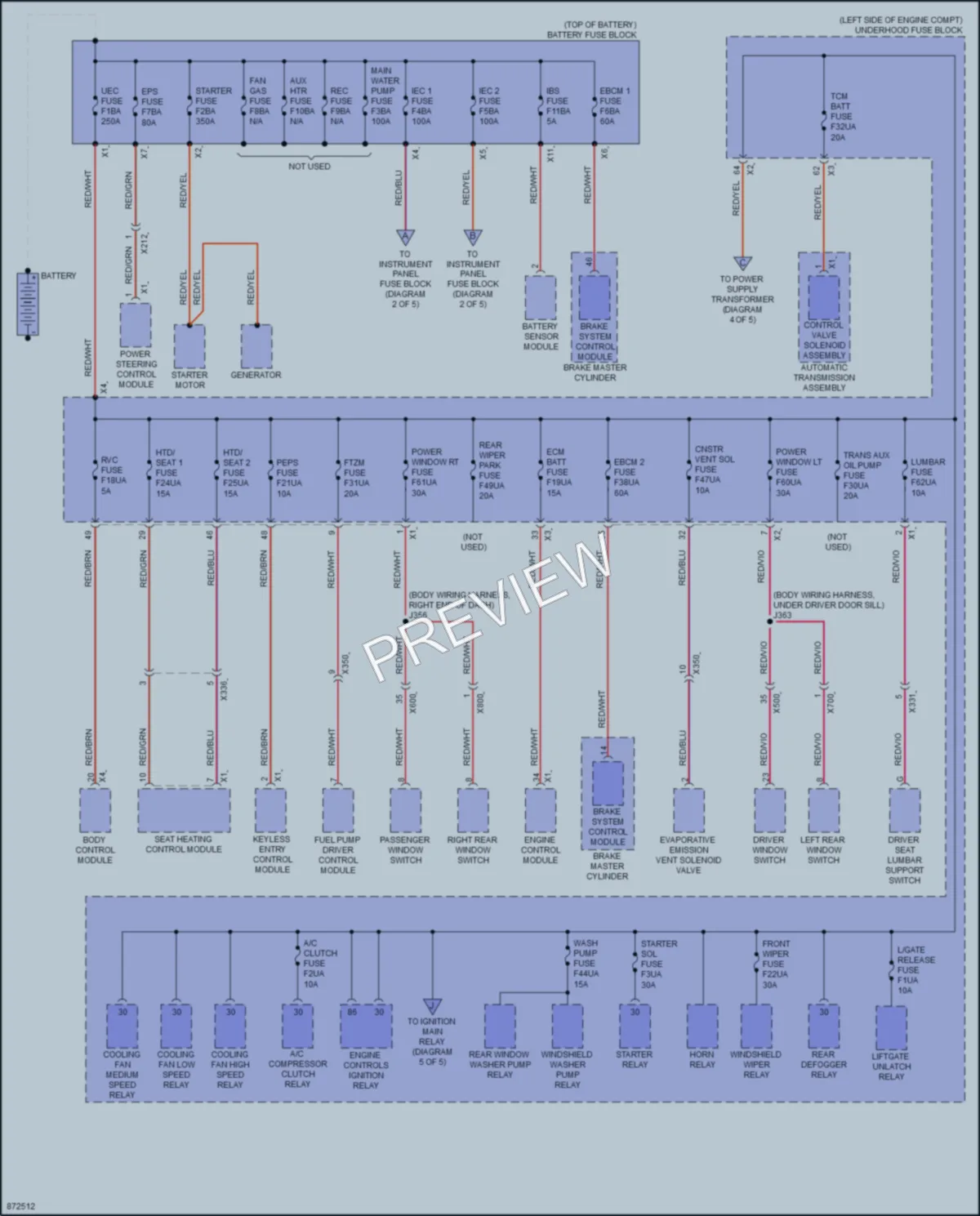 2024 Buick Envista Power Distribution wiring diagram preview