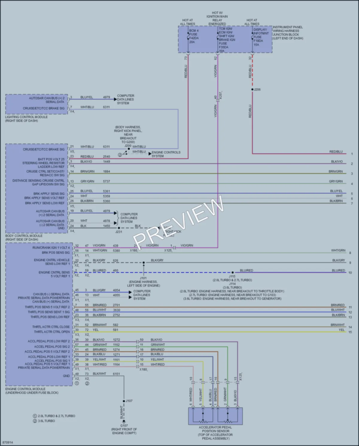 2024 Cadillac CT4 Cruise Control Wiring Diagrams protected preview