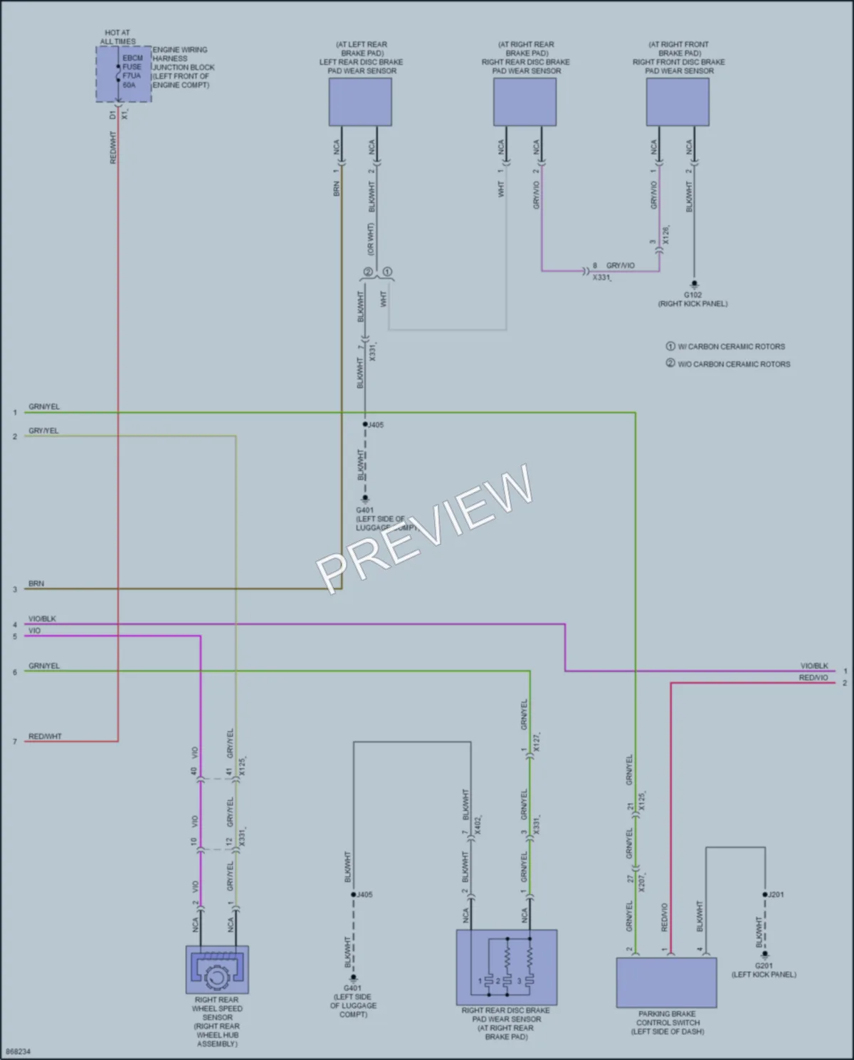 2024 Cadillac CT5 Anti Lock Brakes wiring diagram preview