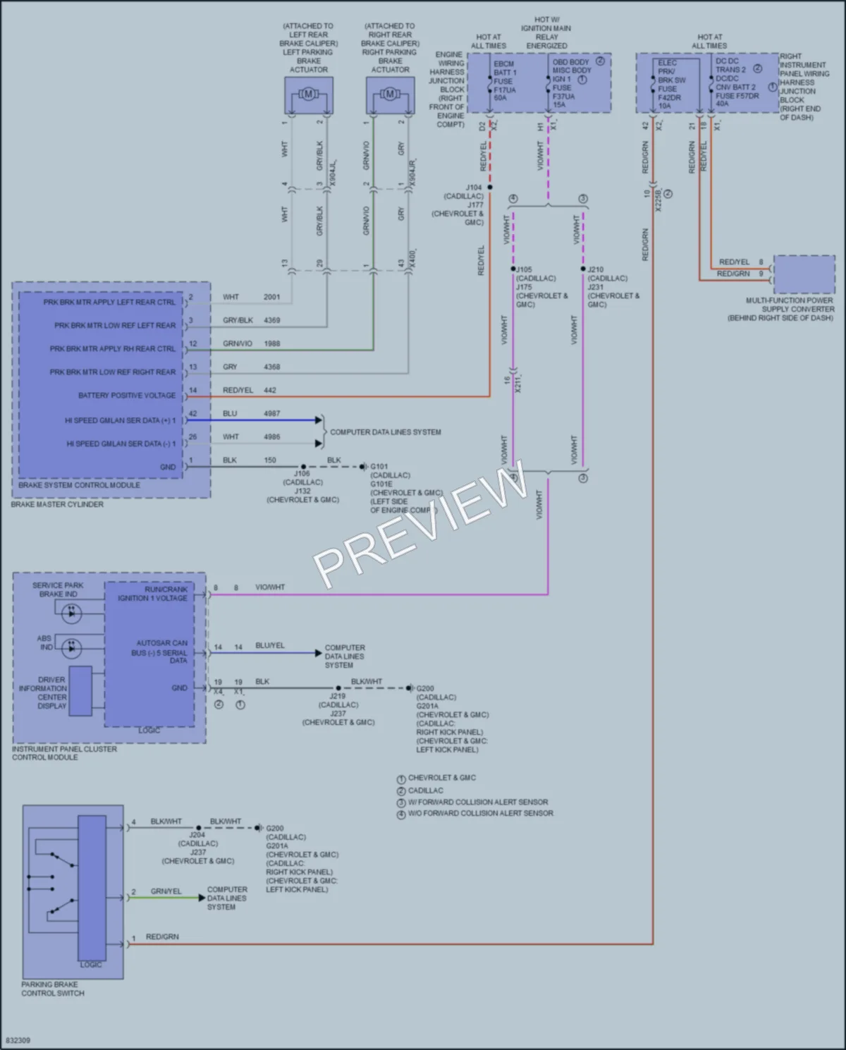 2024 Cadillac Escalade Shift Interlock wiring diagram preview