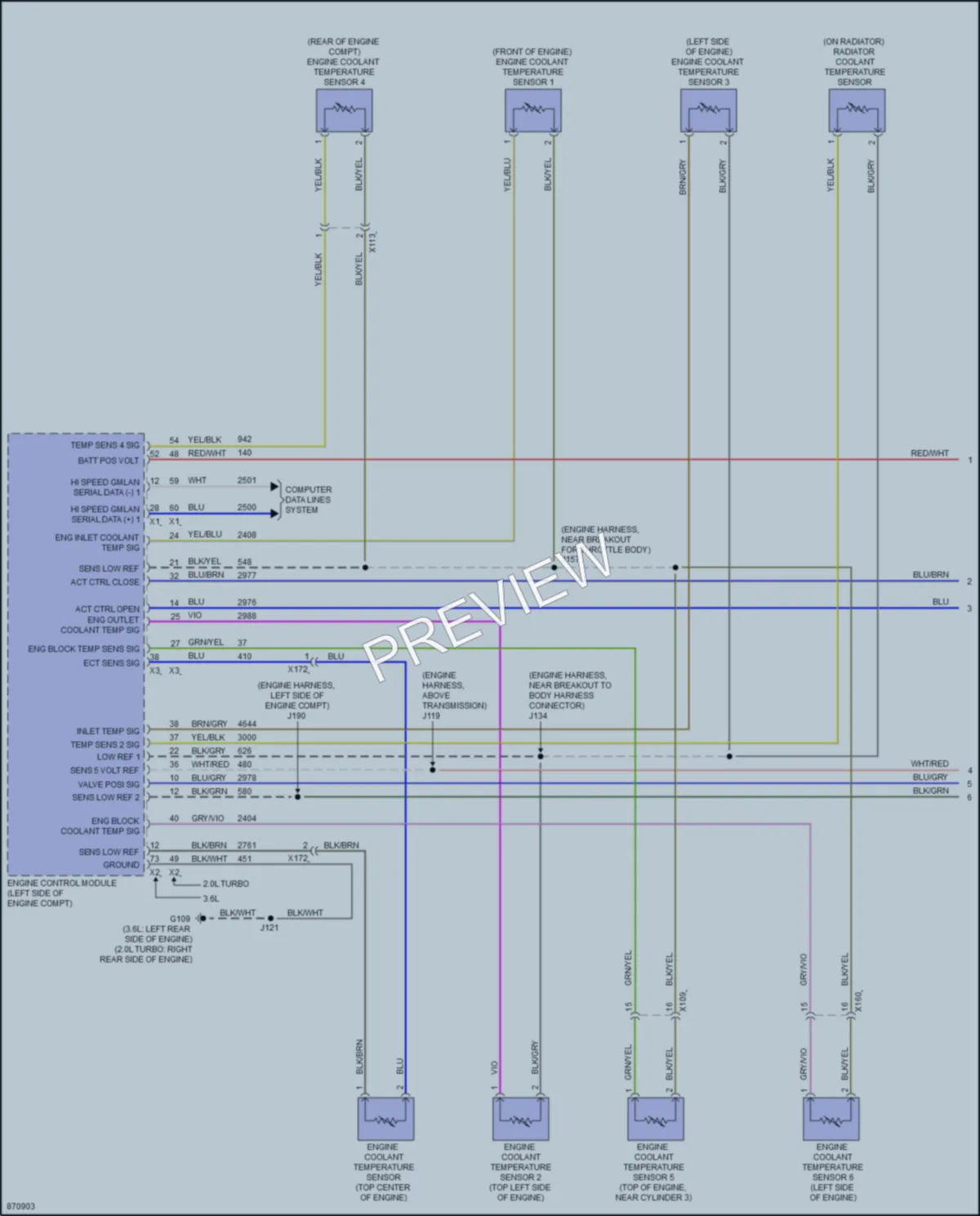 2024 Cadillac XT6 Cooling Fan wiring diagram preview