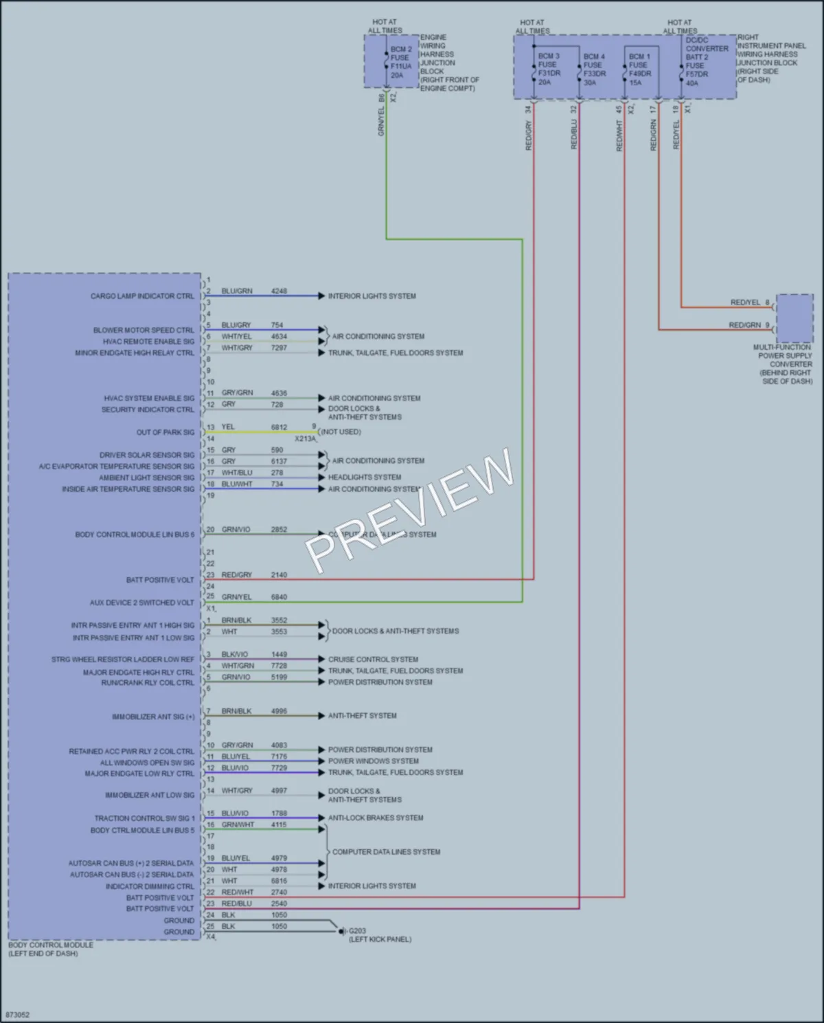 2024 Chevrolet 1500Silverado Body Control Modules Wiring Diagrams protected preview