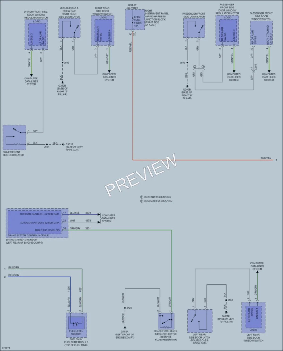 2024 Chevrolet 1500Silverado Instrument Cluster wiring diagram preview