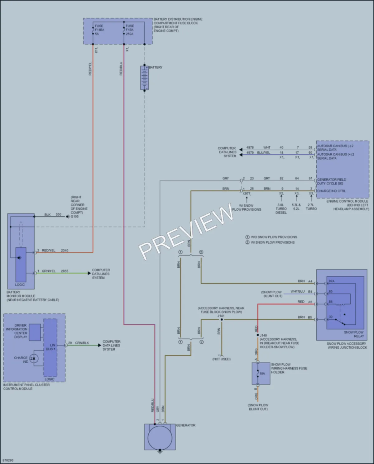 2024 Chevrolet 1500Silverado Starting Charging wiring diagram preview