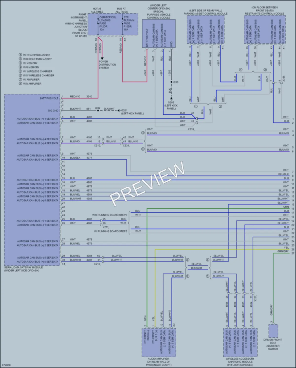 2024 Chevrolet 2500HDSilverado Computer Data Lines wiring diagram preview