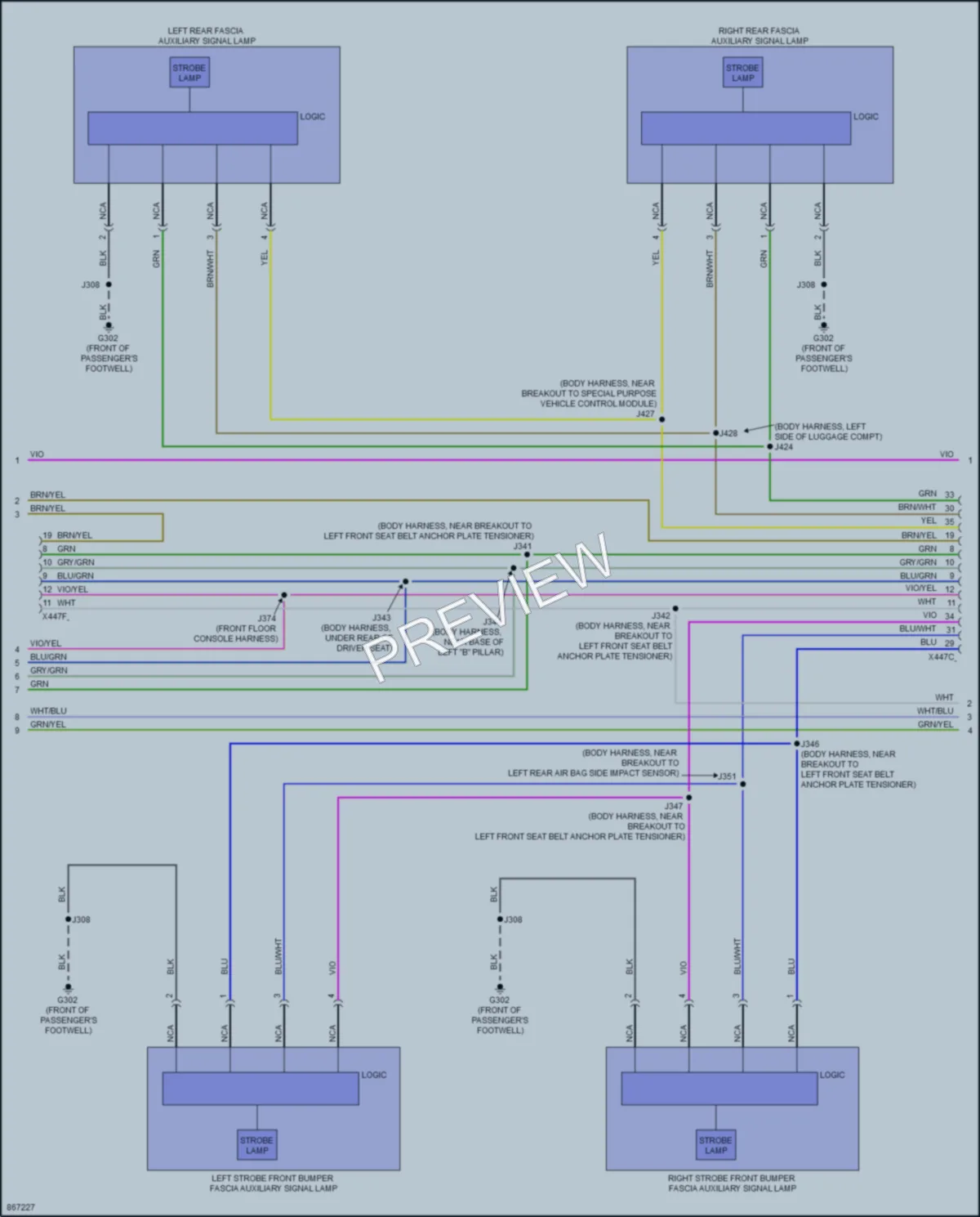 2024 Chevrolet BlazerEV Exterior Lights wiring diagram preview