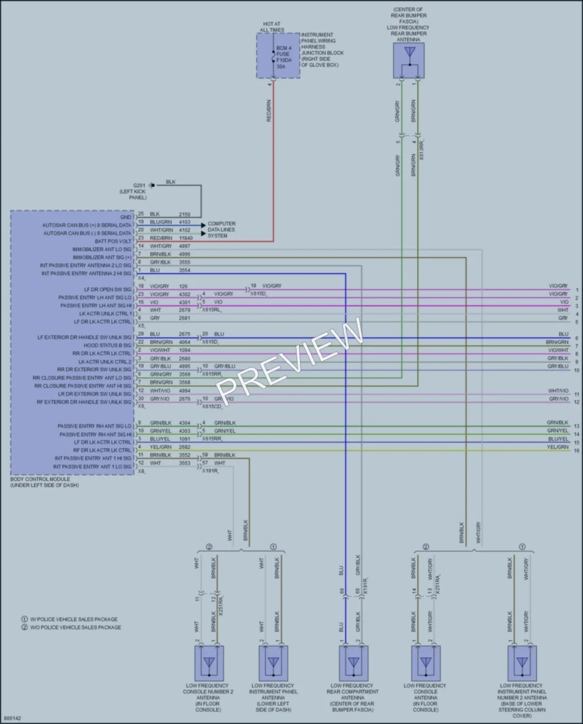 2024 Chevrolet BlazerEV Power Door Locks wiring diagram preview