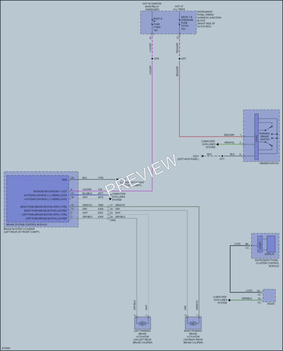 2024 Chevrolet BlazerEV Shift Interlock wiring diagram preview