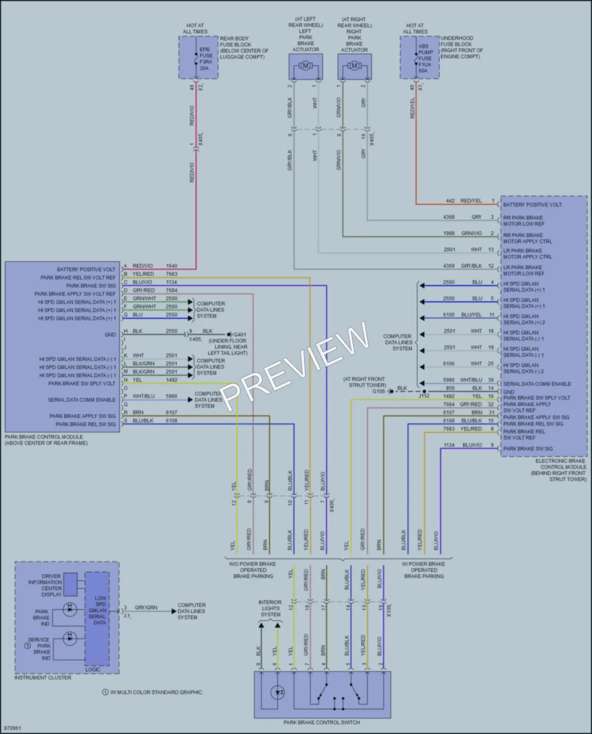 2024 Chevrolet Camaro Shift Interlock wiring diagram preview