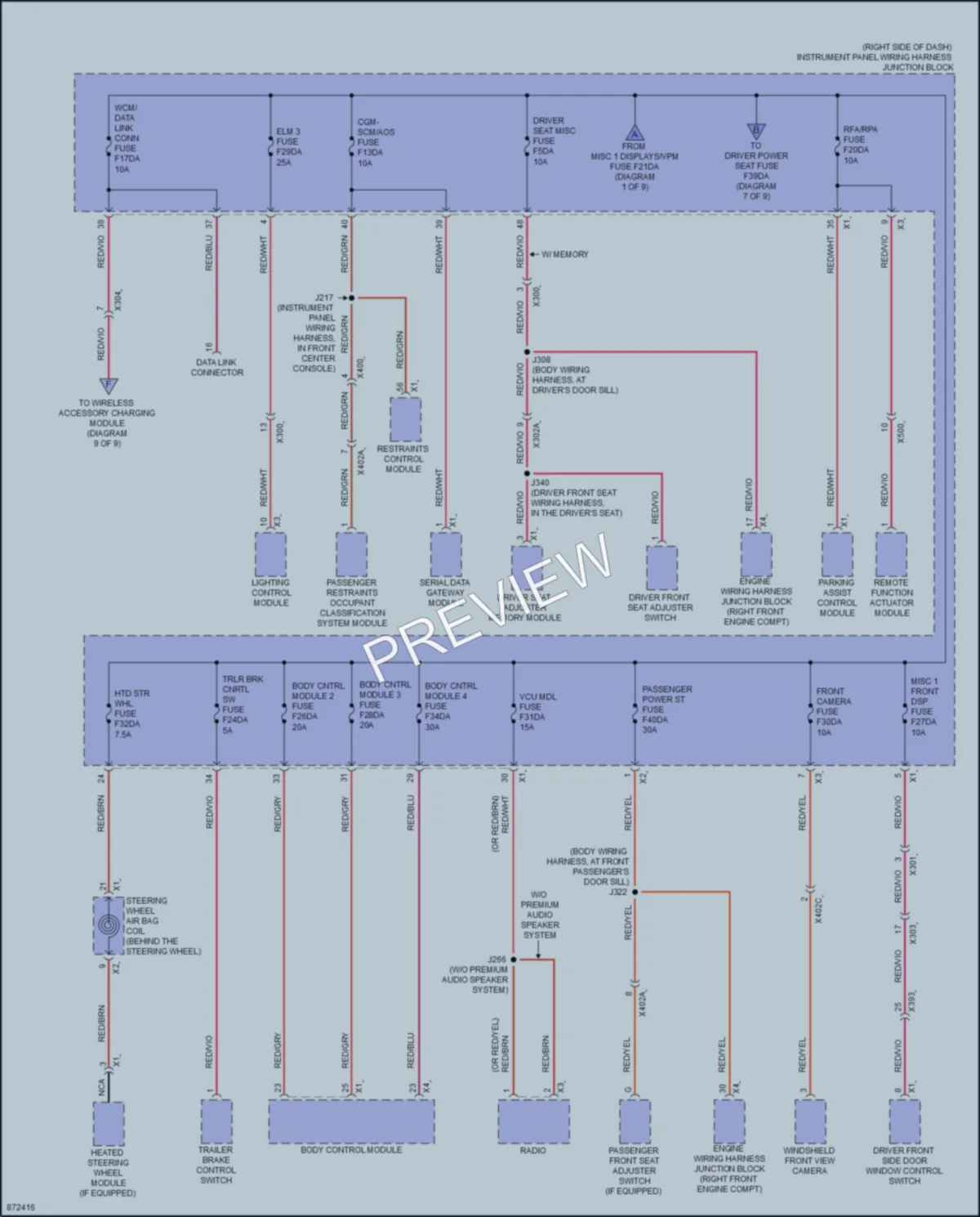 2024 Chevrolet Colorado Power Distribution wiring diagram preview