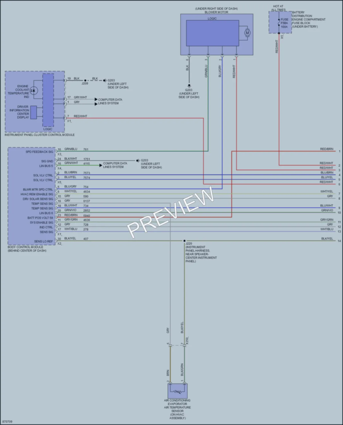 2024 Chevrolet CorvetteZ06 Air Conditioning wiring diagram preview
