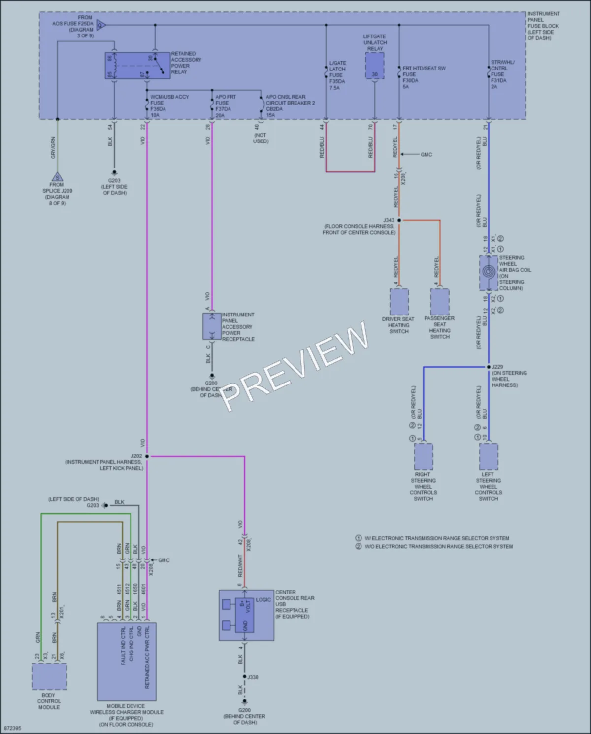 2024 Chevrolet Equinox Power Distribution wiring diagram preview