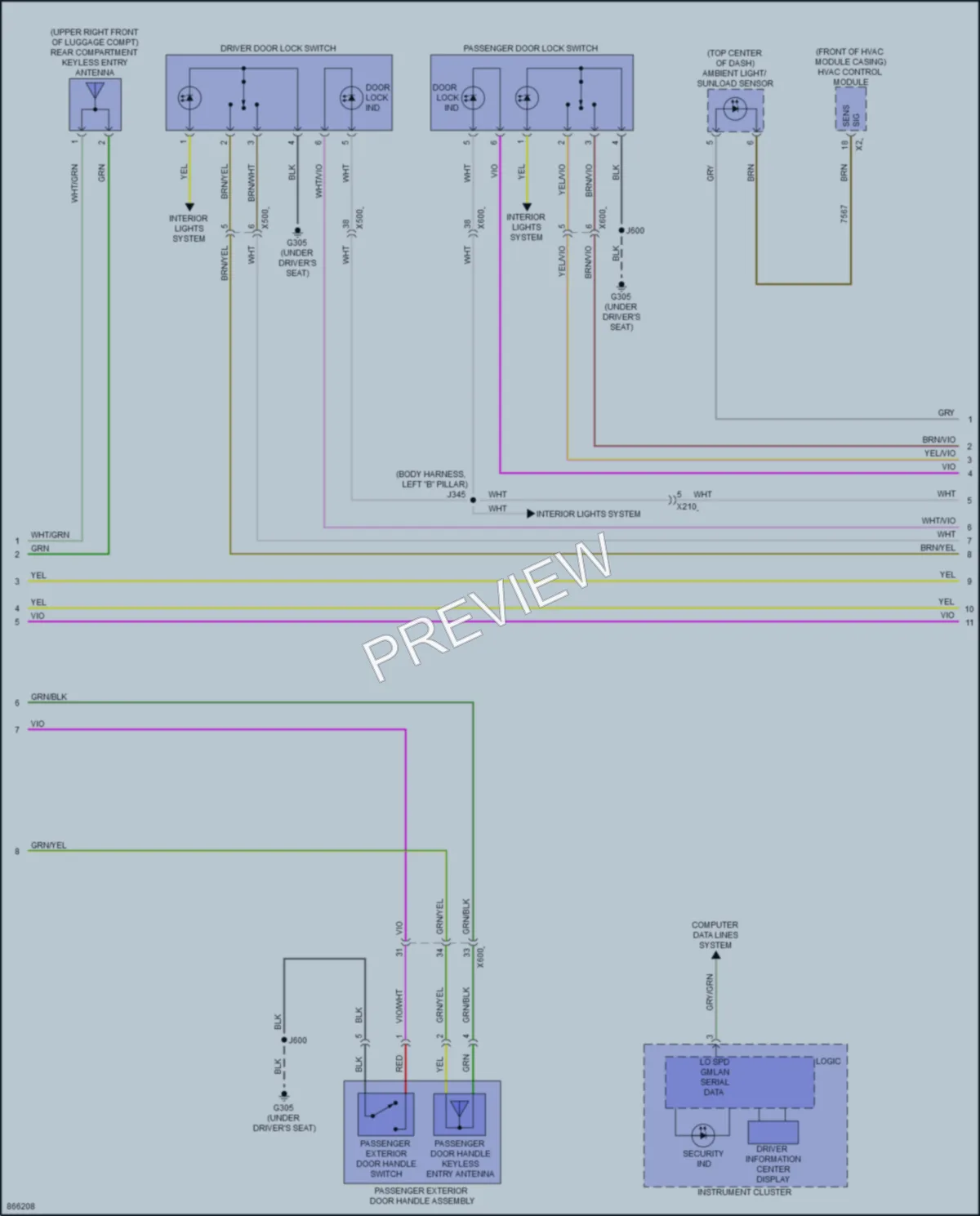 2024 Chevrolet Malibu Anti Theft wiring diagram preview
