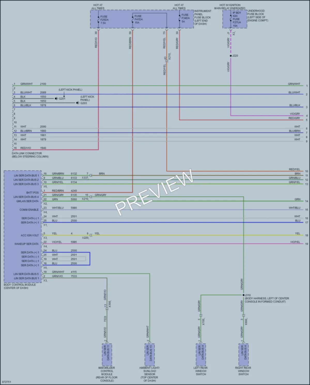 2024 Chevrolet Malibu Computer Data Lines wiring diagram preview