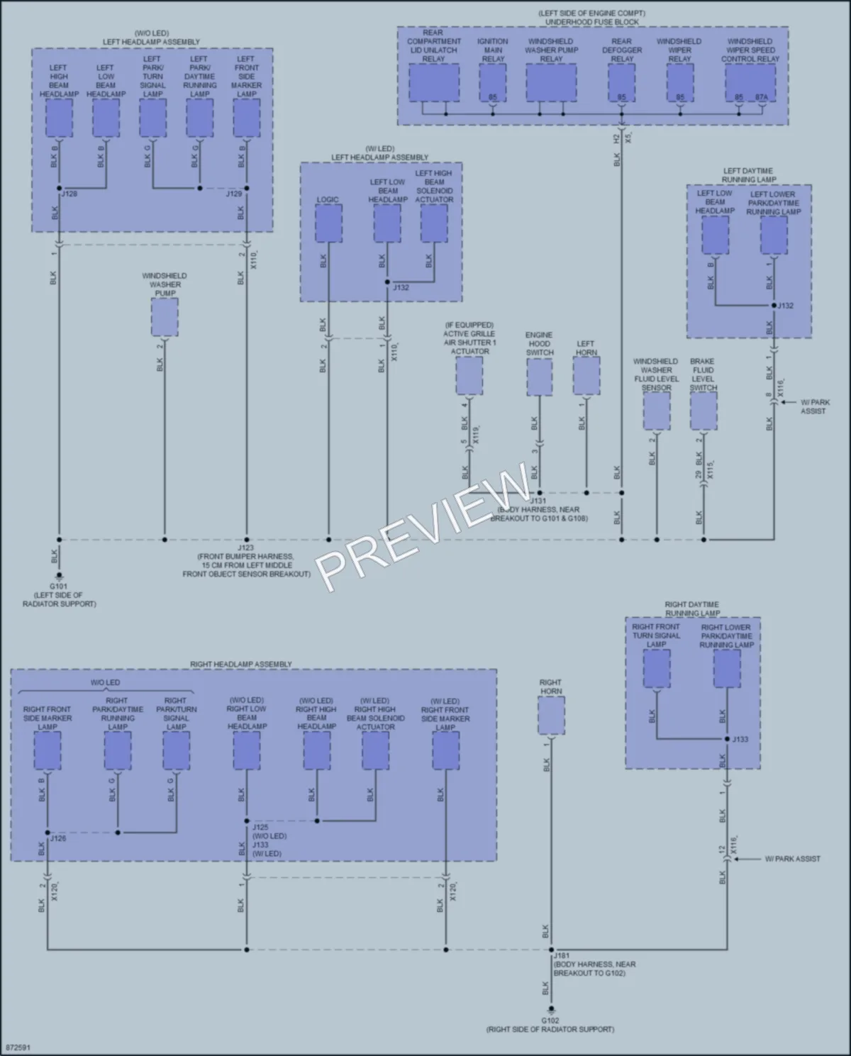 2024 Chevrolet Malibu Ground Distribution wiring diagram preview