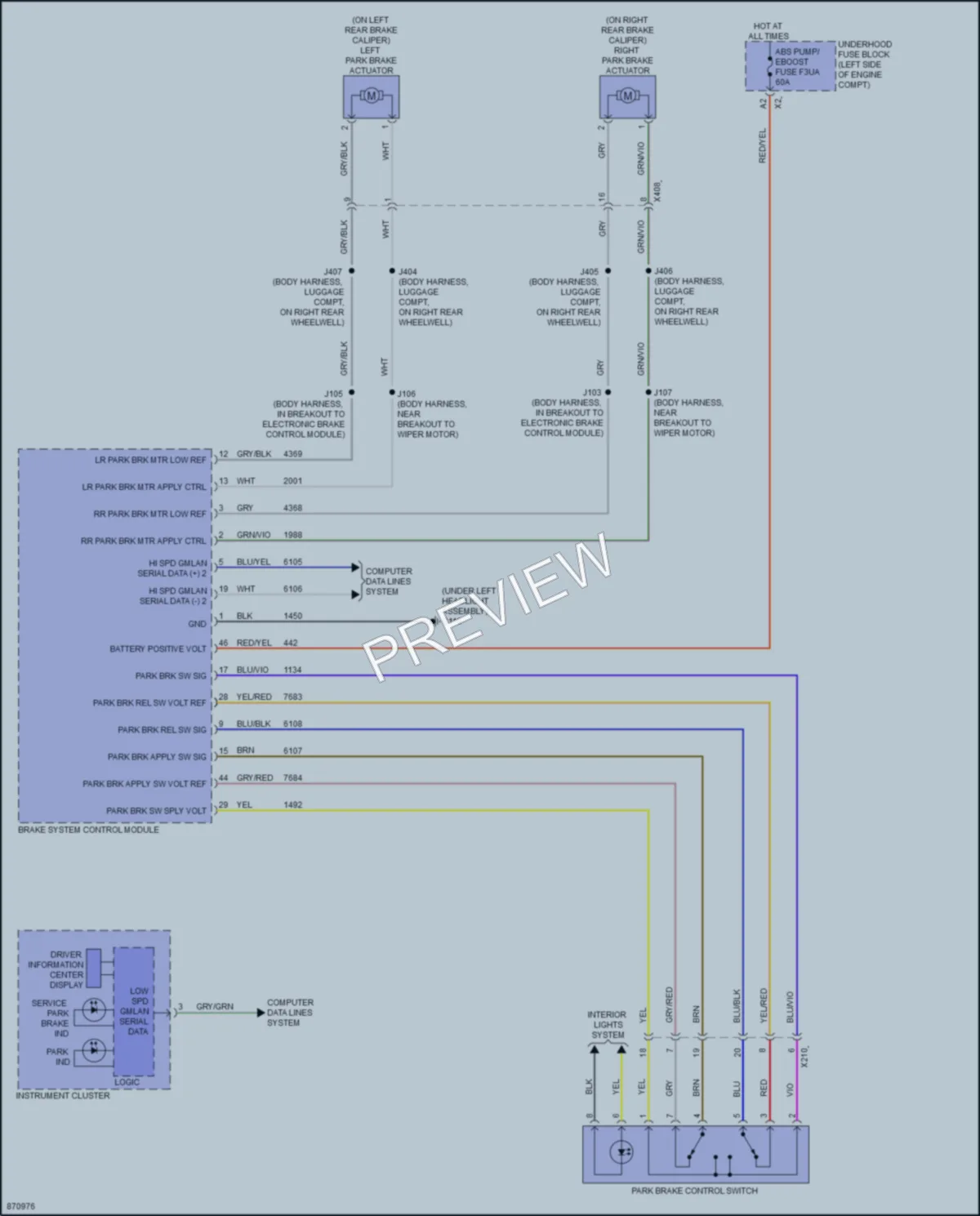 2024 Chevrolet Malibu Shift Interlock wiring diagram preview