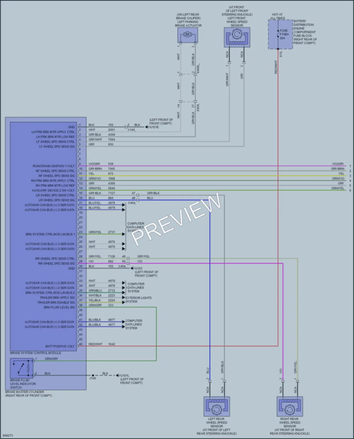 2024 Chevrolet SilveradoEV Anti Lock Brakes wiring diagram preview