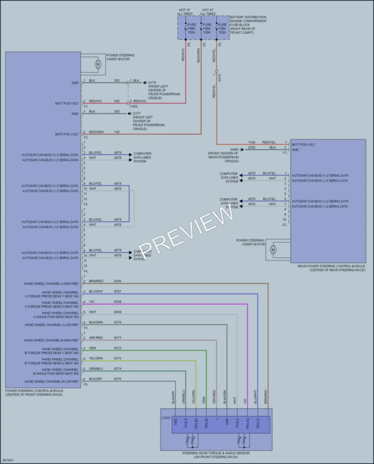 2024 Chevrolet SilveradoEV Electronic Power Steering wiring diagram preview
