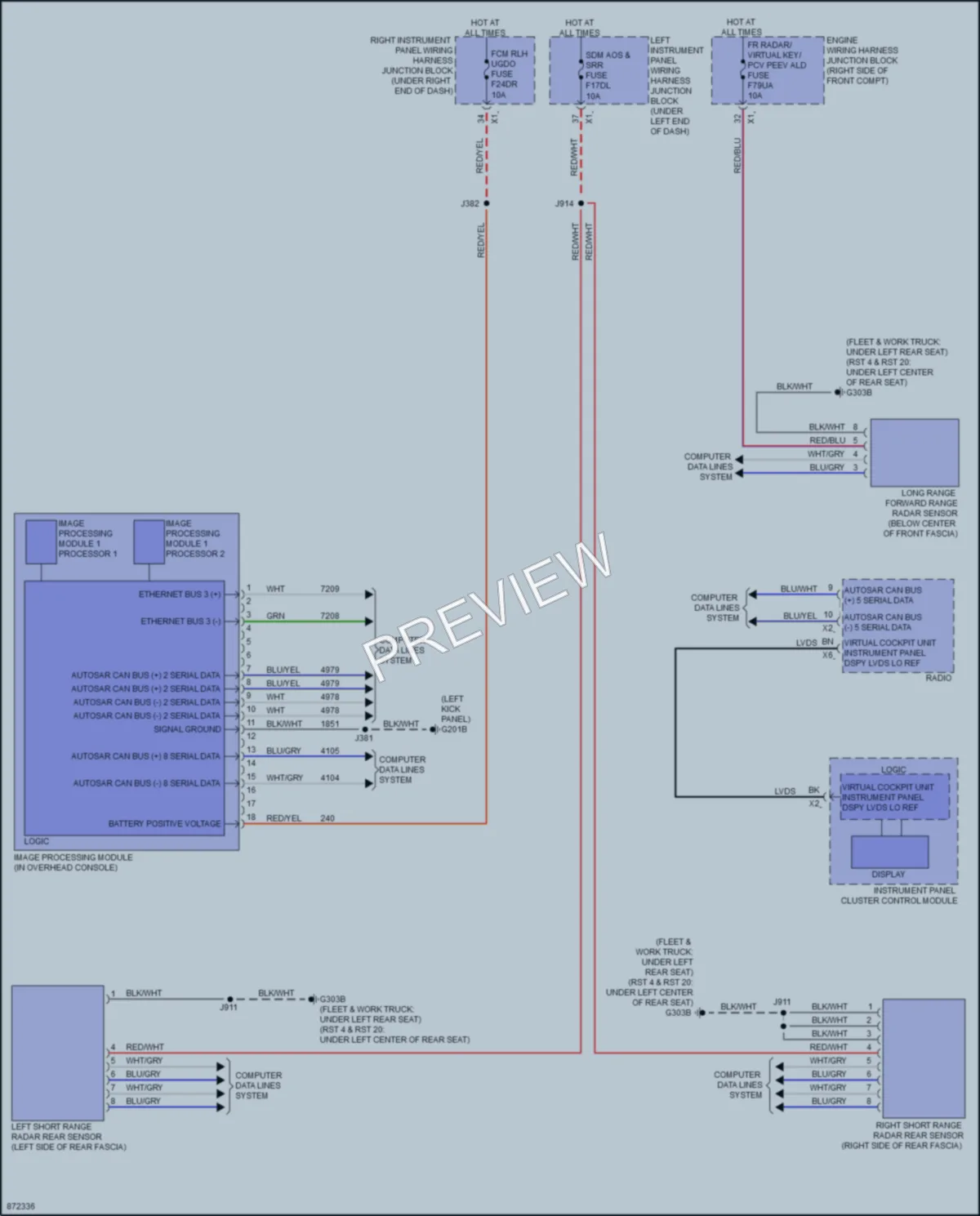 2024 Chevrolet SilveradoEV Instrument Cluster wiring diagram preview