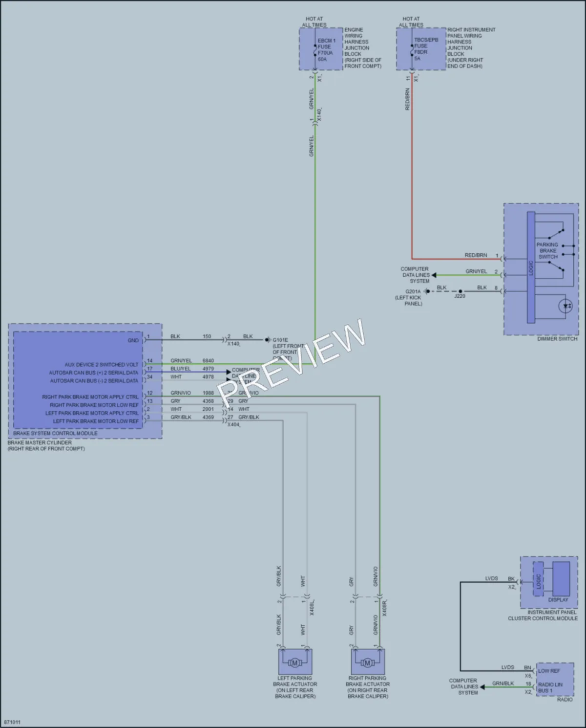 2024 Chevrolet SilveradoEV Shift Interlock wiring diagram preview
