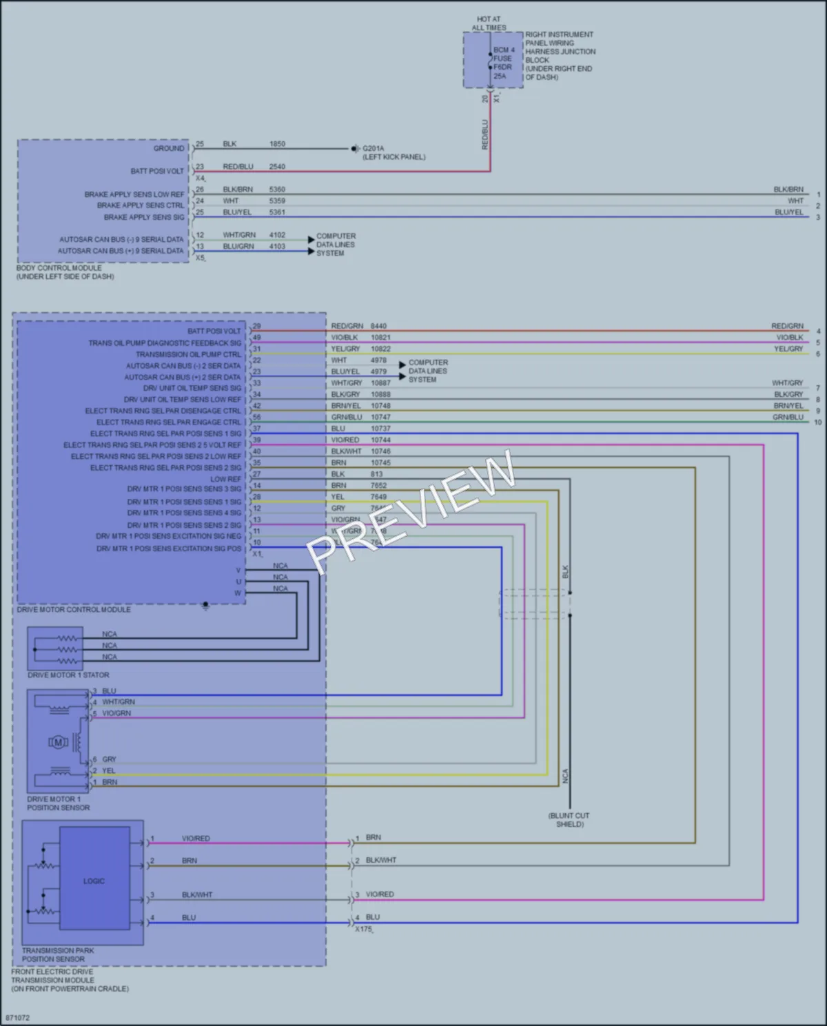 2024 Chevrolet SilveradoEV Transmission wiring diagram preview
