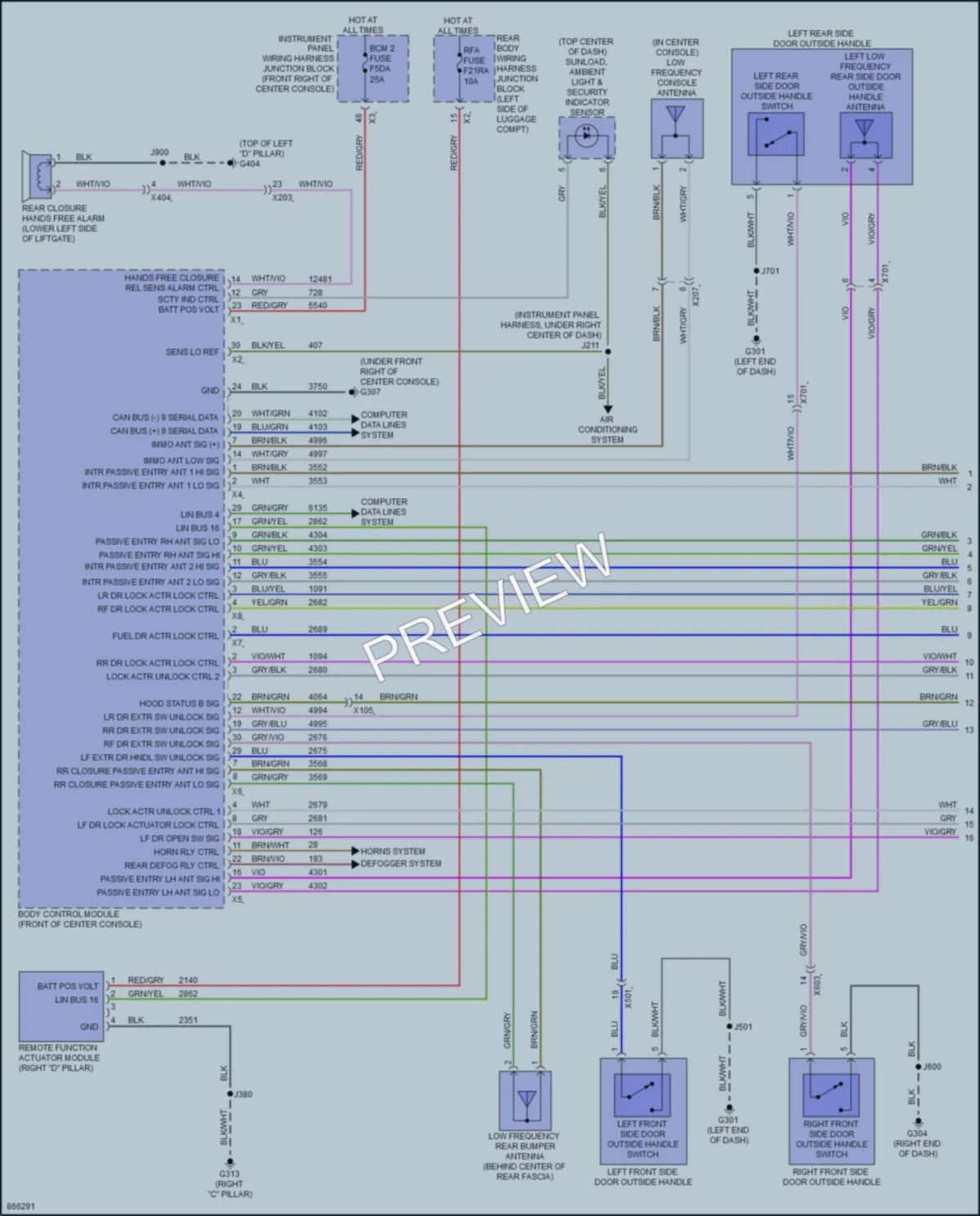 2024 Chevrolet Traverse Anti Theft wiring diagram preview
