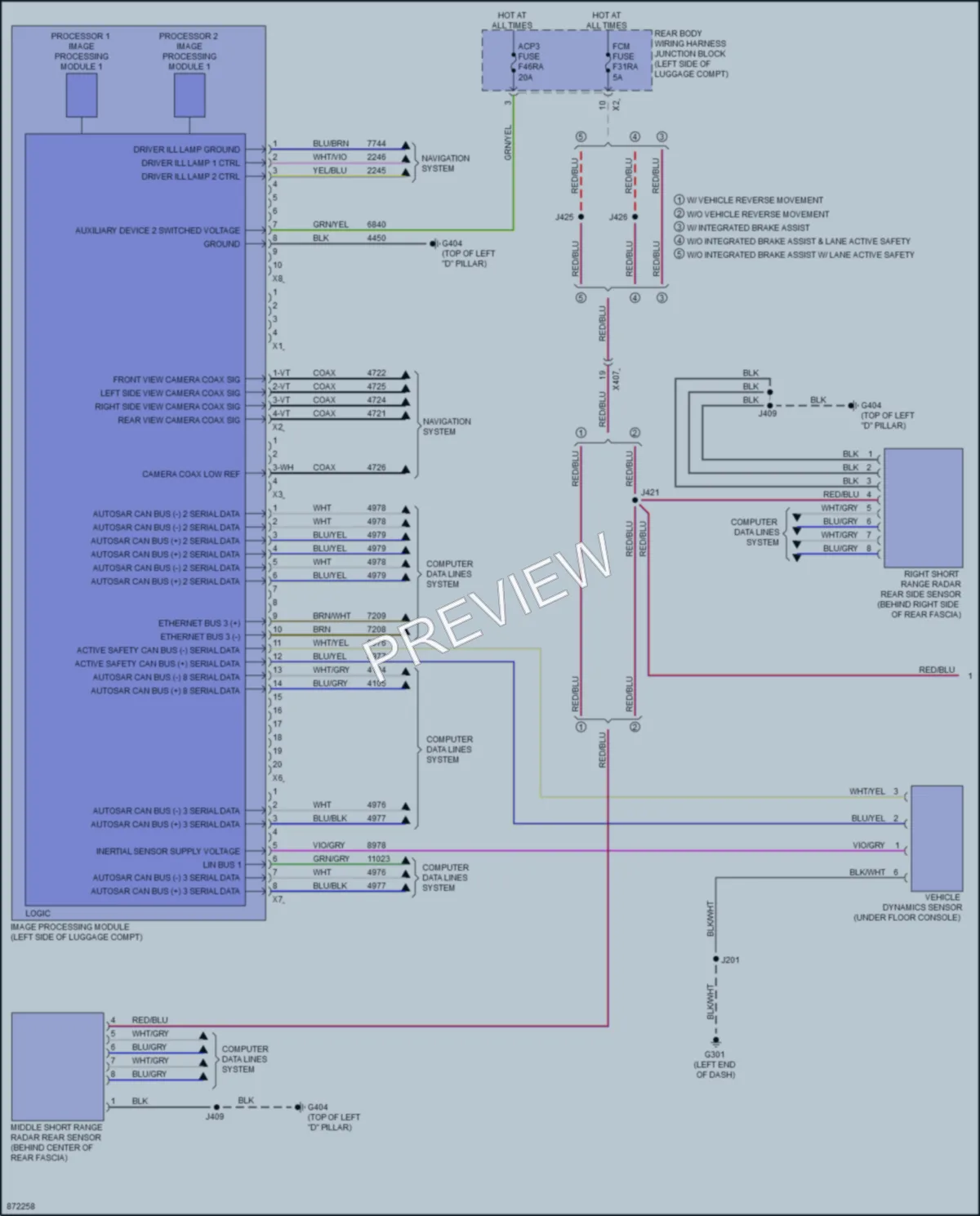 2024 Chevrolet Traverse Instrument Cluster wiring diagram preview
