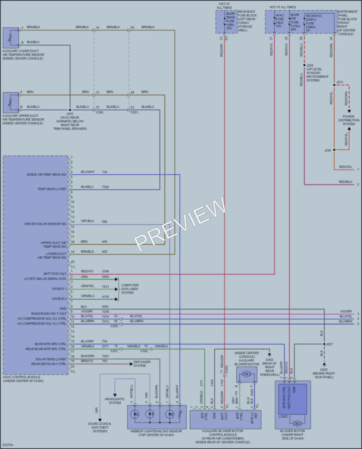 2024 Chevrolet TraverseLimited Air Conditioning wiring diagram preview