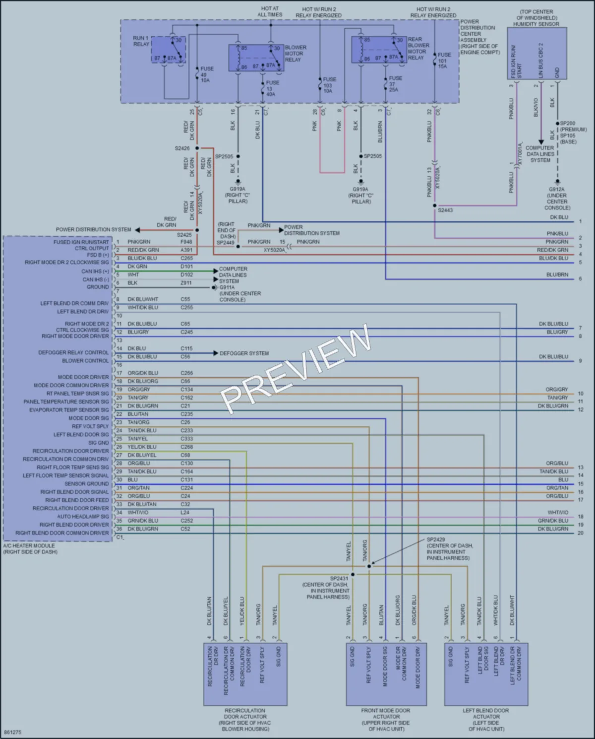 2024 Dodge Durango Air Conditioning Wiring Diagrams protected preview