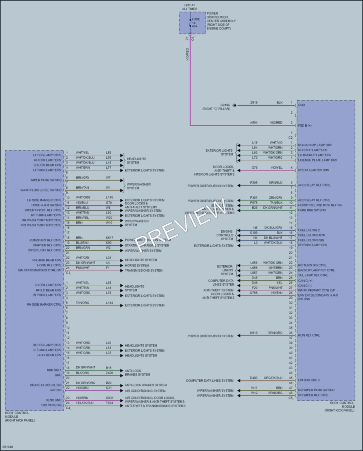 2024 Dodge Durango Body Control Modules Wiring Diagrams protected preview