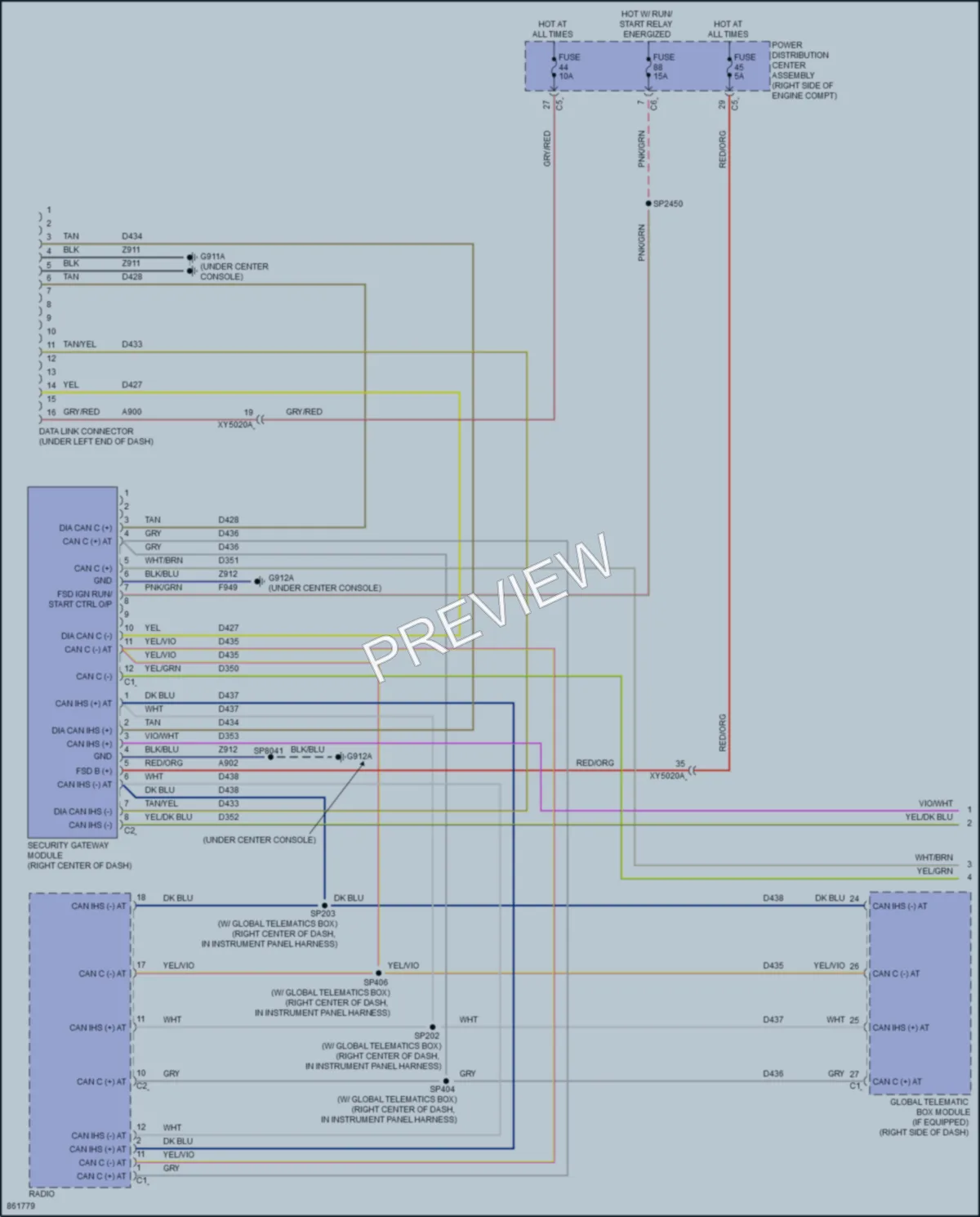 2024 Dodge Durango Computer Data Lines Wiring Diagrams protected preview