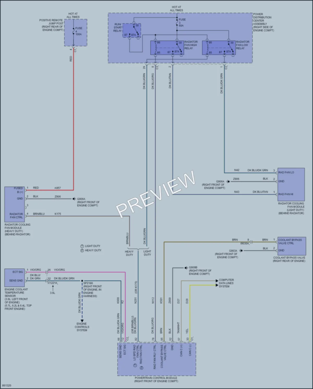 2024 Dodge Durango Cooling Fan Wiring Diagrams protected preview