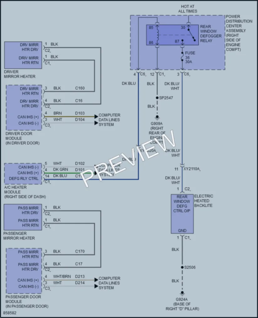 2024 Dodge Durango Defoggers Wiring Diagrams protected preview
