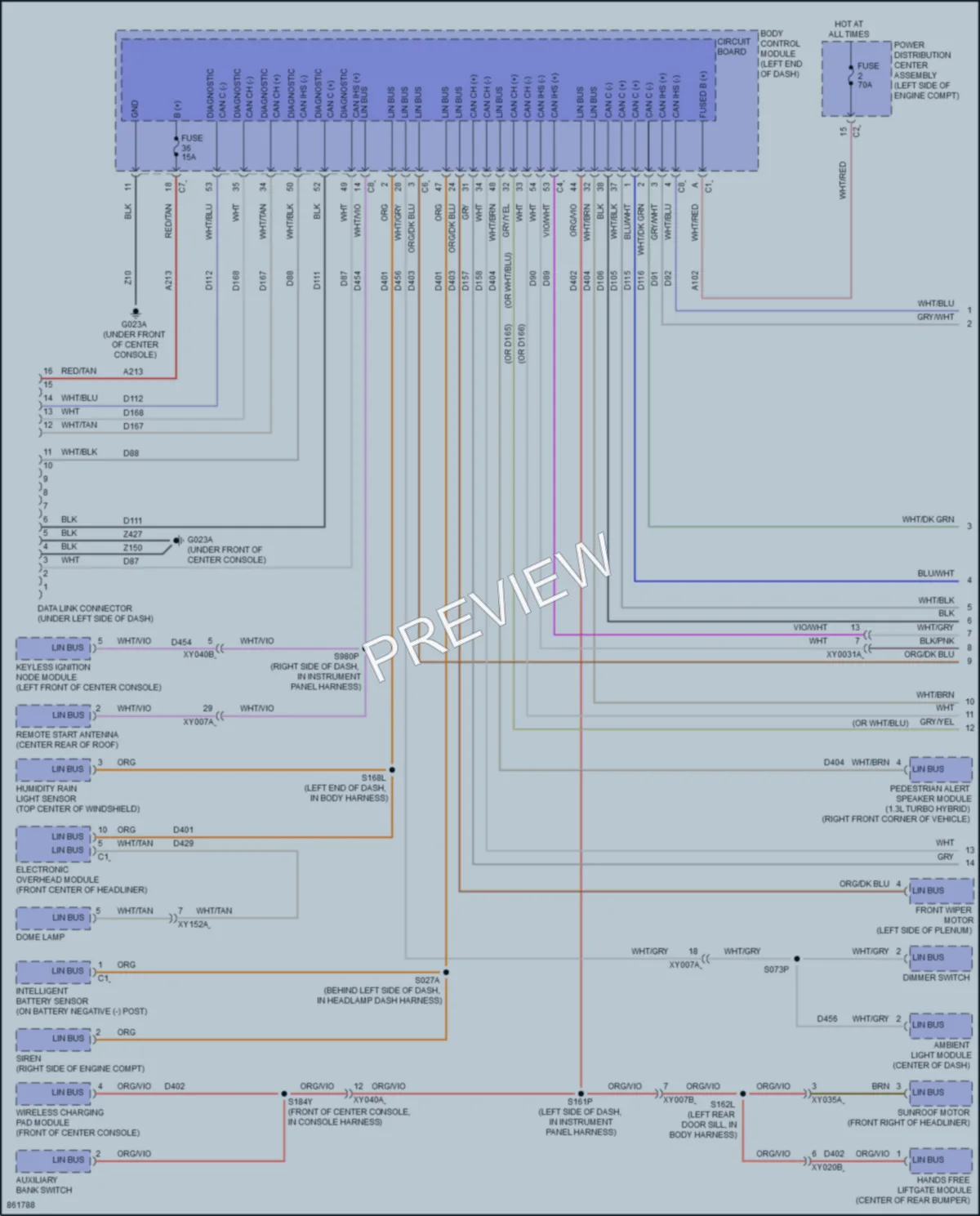 2024 Dodge Hornet Computer Data Lines wiring diagram preview