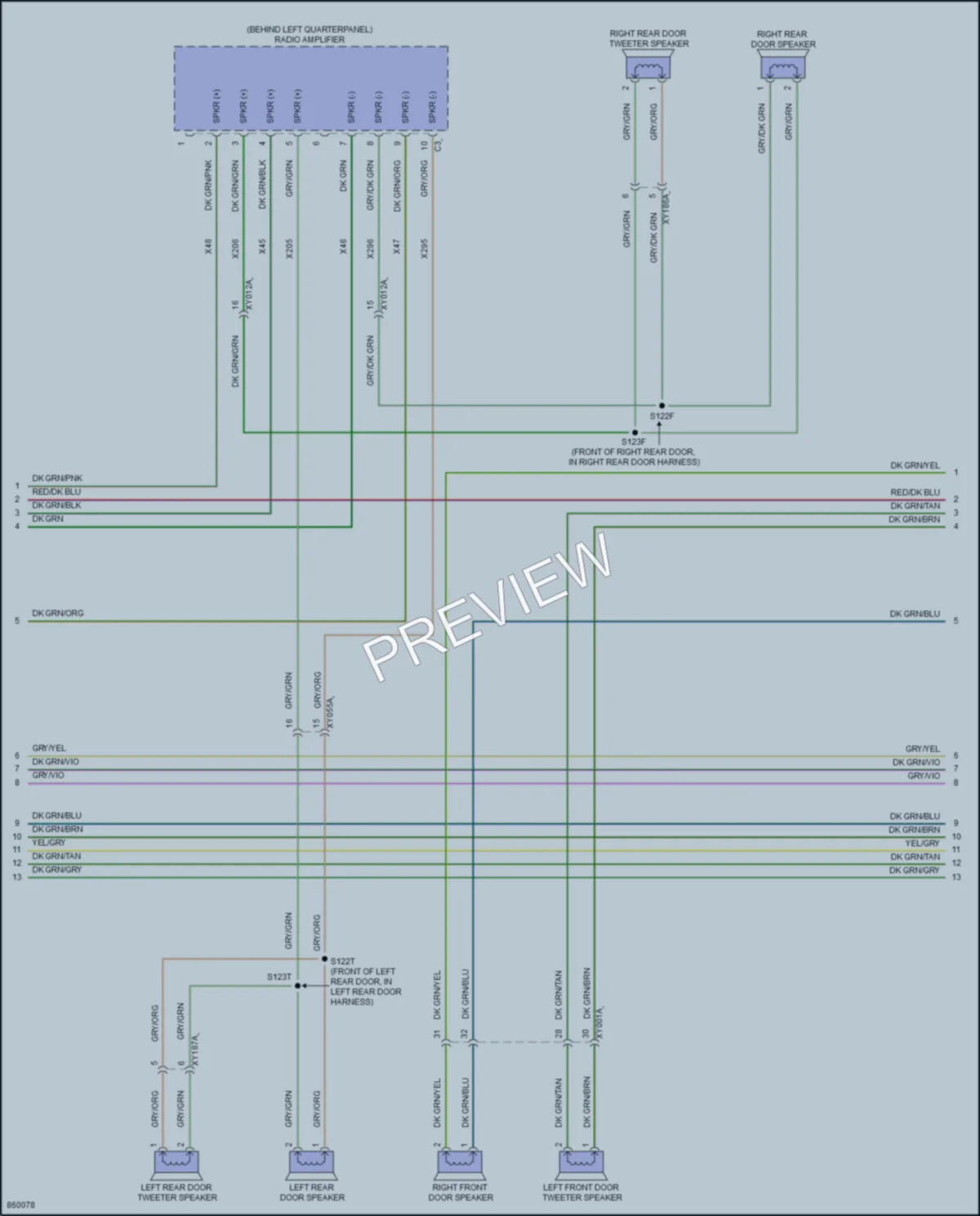 2024 Dodge HornetPlugIn Radio wiring diagram preview