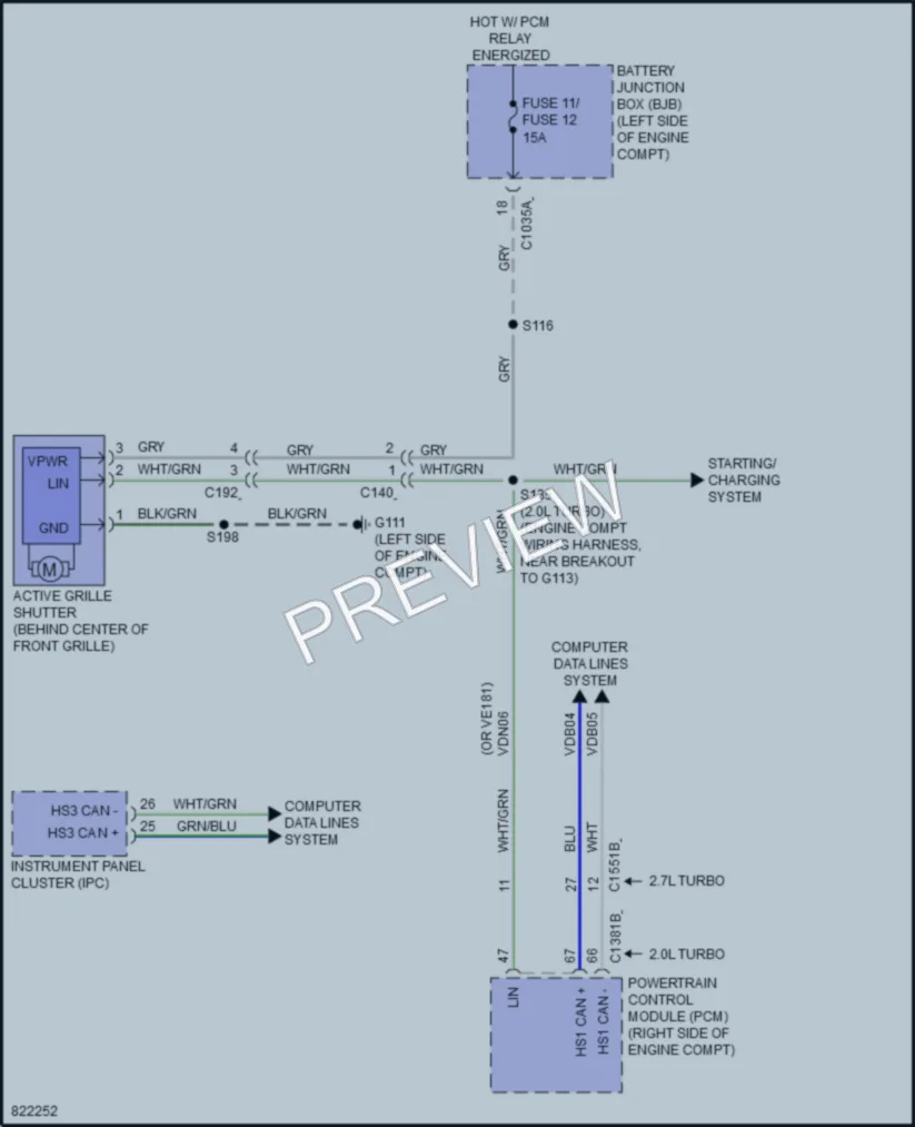 2024 Ford Edge Active Bodyworks wiring diagram preview