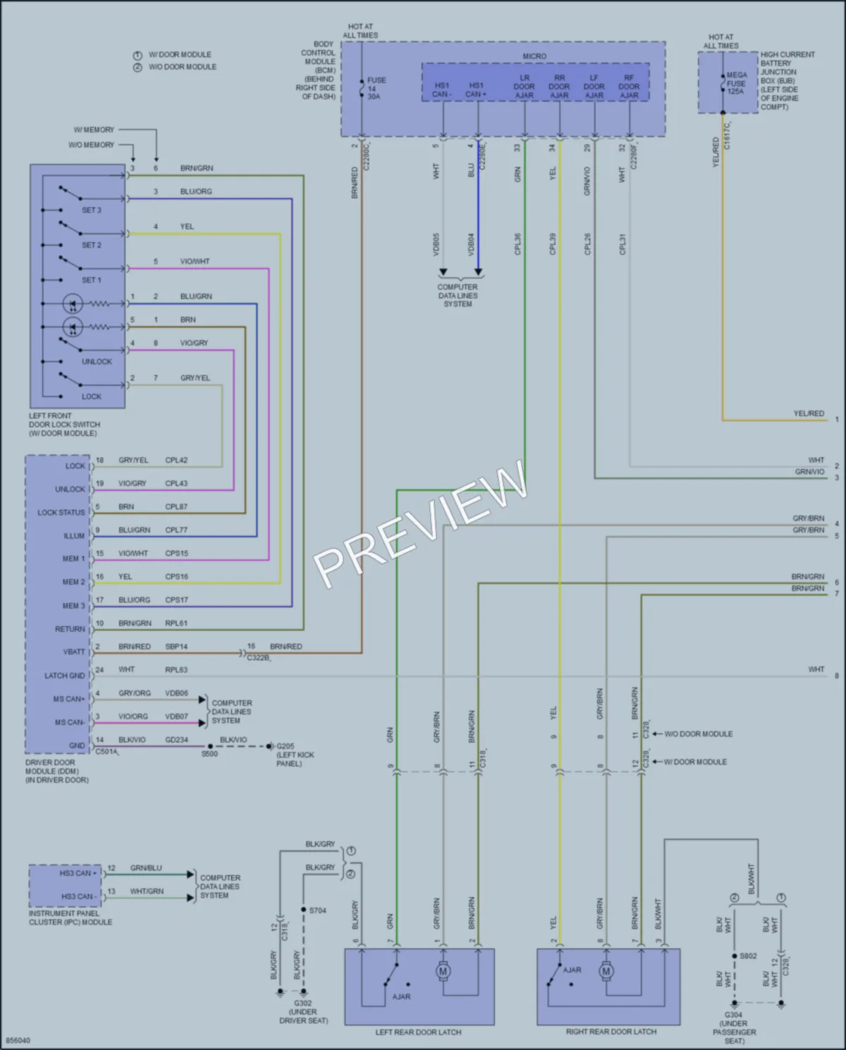 2024 Ford EscapePlugIn Anti Theft wiring diagram preview