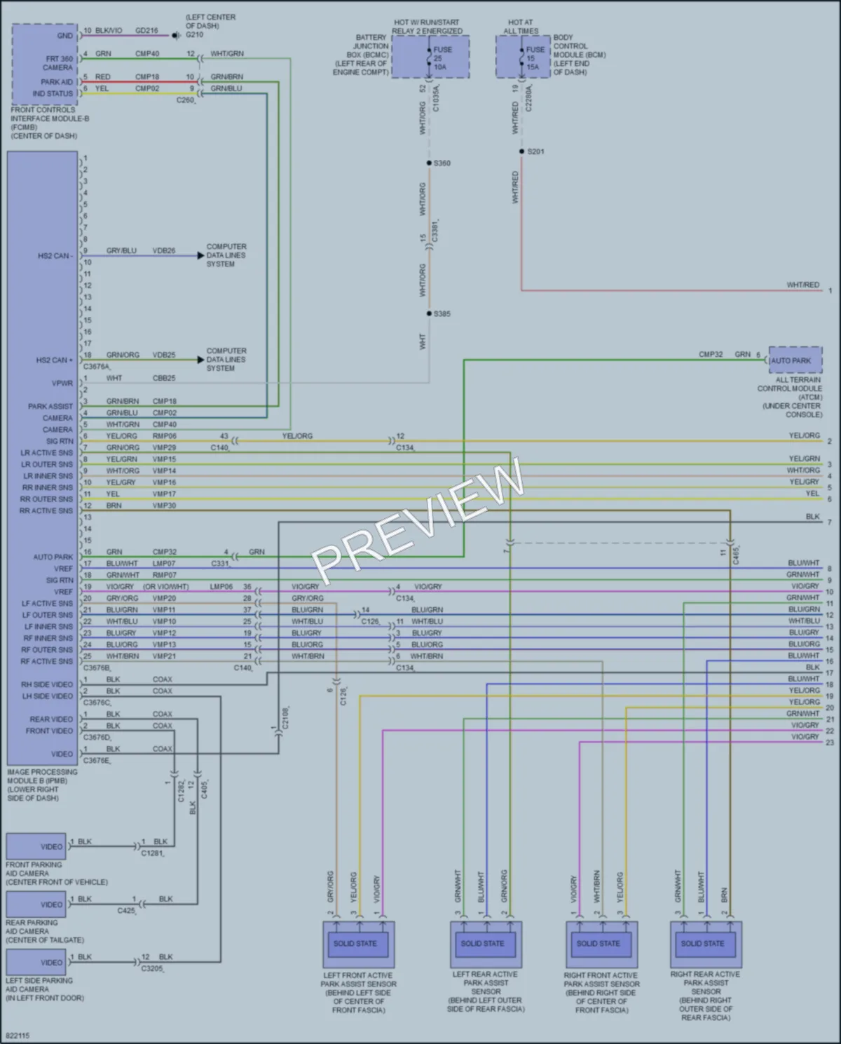 2024 Ford Explorer Navigation wiring diagram preview