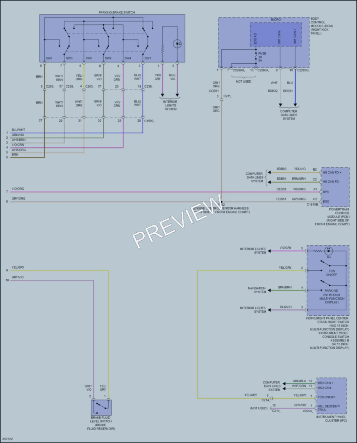2024 Ford F150Lightning Anti Lock Brakes wiring diagram preview