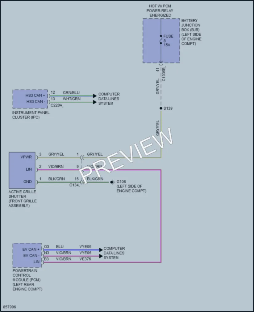 2024 Ford MustangMachE Active Bodyworks wiring diagram preview