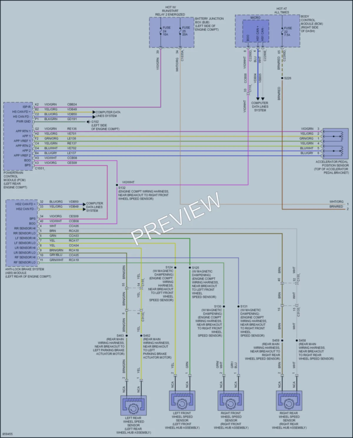2024 Ford MustangMachE Cruise Control wiring diagram preview