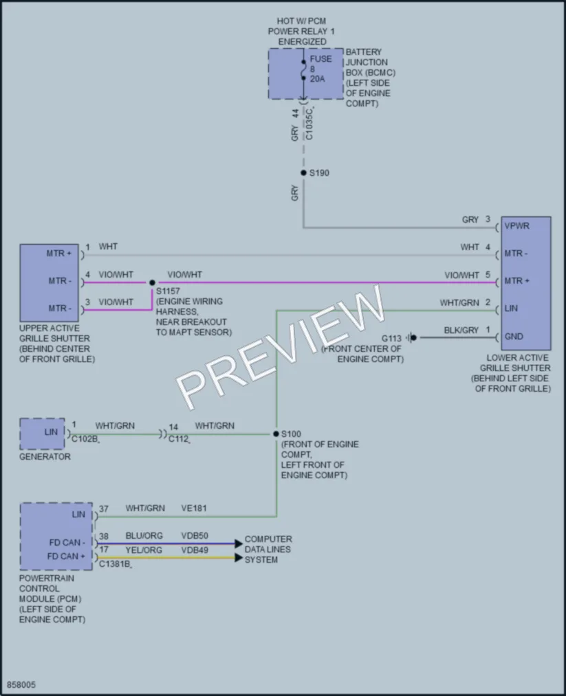 2024 Ford Ranger Active Bodyworks wiring diagram preview