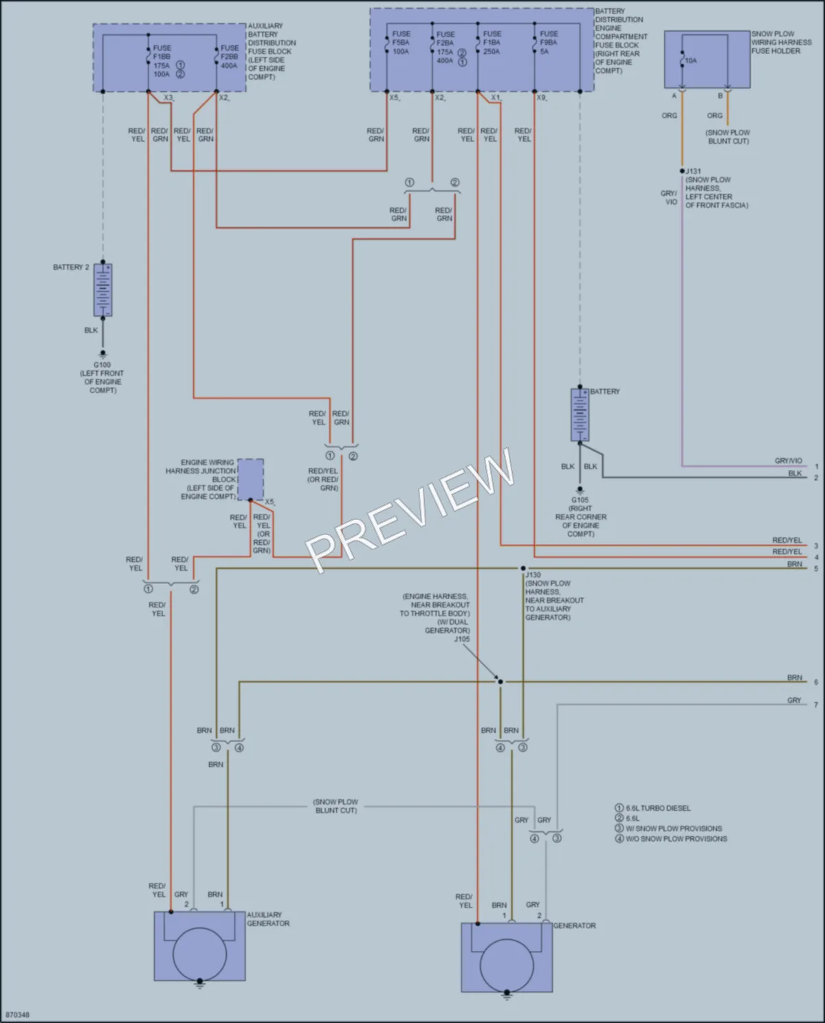 2024 GMC 3500HDSierraDenali Starting Charging wiring diagram preview